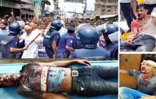 পুলিশ-বিএনপি সংঘর্ষে নিহত ১ ও আহত শতাধিক