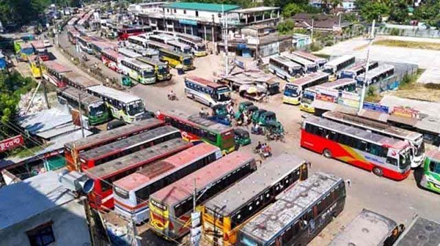 মঙ্গলবার থেকে সিলেটে পরিবহন শ্রমিকদের কর্মবিরতি