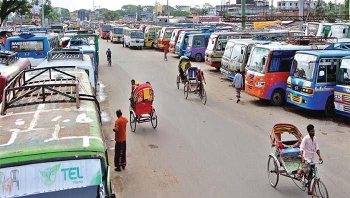 আজ থেকে সিলেটে পরিবহন শ্রমিকদের কর্মবিরতি