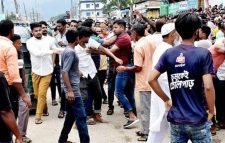 ছাতকে বিএনপির সমাবেশে দুই গ্রুপের সংঘর্ষ, ধাওয়া-পাল্টা ধাওয়া