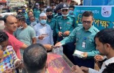 সিলেটে ট্রাফিক পুলিশের অভিযানে সোয়া দুই কোটি জরিমানা