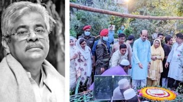 মায়ের পাশেই চিরনিদ্রায় গাজী মাজহারুল আনোয়ার