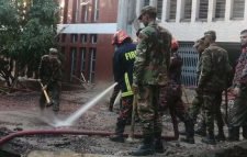 ভেঙে পড়ল জেলা পরিষদের নতুন ভবনের ছাদ, নিহত ২