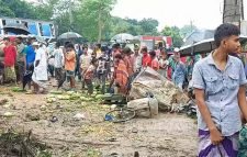 ঢাকা-সিলেট মহাসড়কে নিয়ন্ত্রণহীন ট্রাক সবজি বাজারে, নিহত ৪