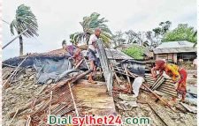 সিত্রাংয়ে ক্ষতিগ্রস্ত ১০ হাজার ঘরবাড়ি, ৬ হাজার হেক্টর জমির ফসল