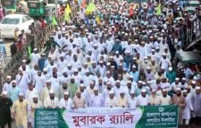 ঈদে মিলাদুন্নবী (সা.) উপলক্ষে সিলেটে দীর্ঘ র‍্যালি