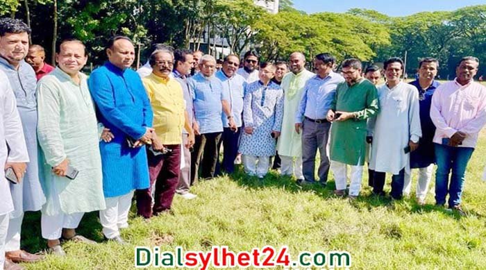 সিলেটের গণসমাবেশের স্থান পরিদর্শনে বিএনপি নেতৃবৃন্দ