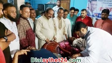 সিলেট জেলা ও মহানগর যুবদলের রক্তদান কর্মসূচি পালন
