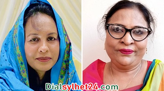 সিলেট জেলা যুব মহিলা লীগের সভাপতি শীলা-সাধারণ সম্পাদক দিনা