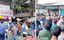 গোলাপগঞ্জে পুলিশি বাধায় পণ্ড বিএনপির লিফলেট বিতরণ