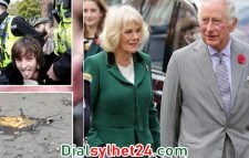 ব্রিটেনের রাজা তৃতীয় চার্লসকে লক্ষ্য করে ডিম নিক্ষেপ