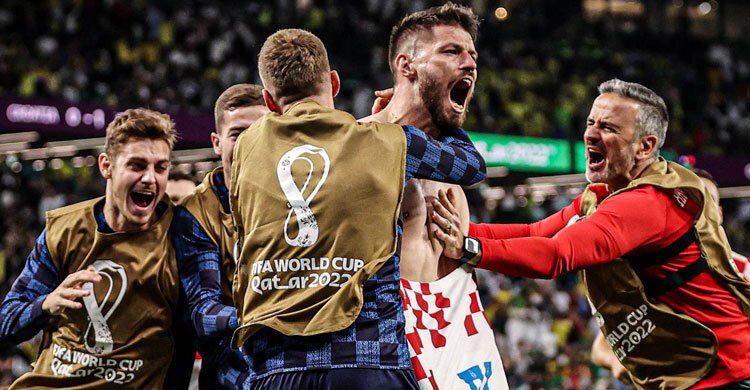 টাইব্রেকারে ব্রাজিলকে বিদায় করে সেমিতে ক্রোয়েশিয়া