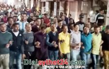 টুকুকে আটকের প্রতিবাদে সিলেটে যুবদলের বিক্ষোভ