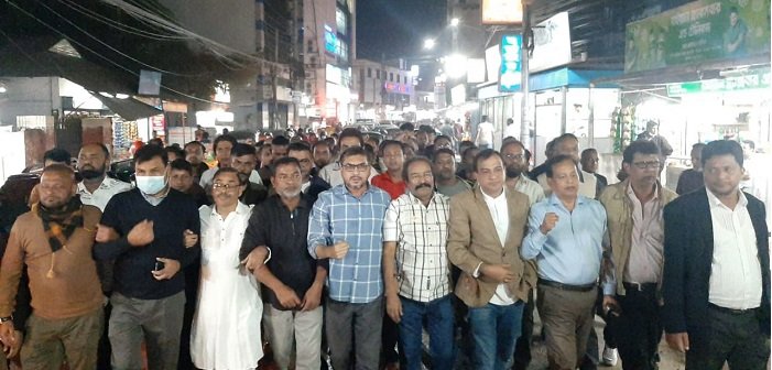 নয়াপল্টনে সংঘর্ষ: সিলেটে বিএনপির তাৎক্ষণিক বিক্ষোভ