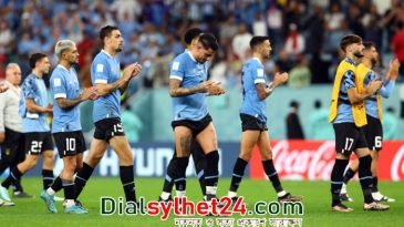 ২-০ গোলে হারিয়েও ঘানার সঙ্গে বিদায় উরুগুয়ের