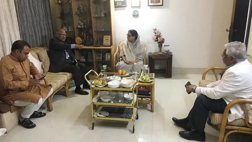 ফখরুল, আব্বাস ও রিজভীর বাসায় বিএনপির নেতারা