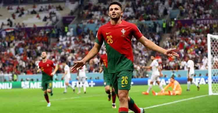 সুইজারল্যান্ডের জালে ৬ গোল দিয়ে কোয়ার্টারে পর্তুগাল