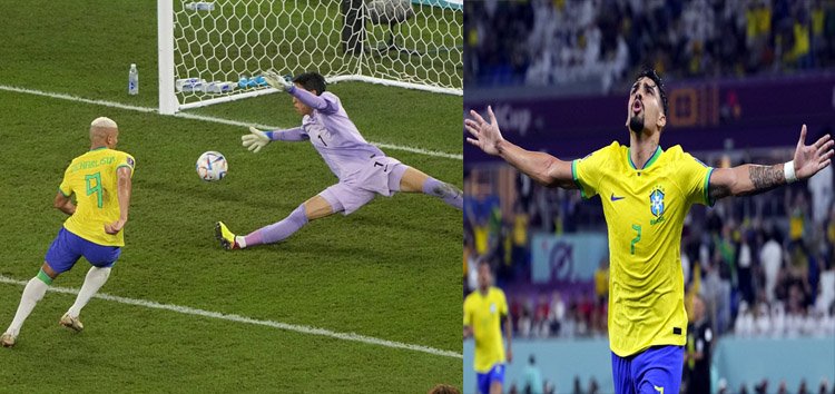 চার গোলে এগিয়ে ব্রাজিল