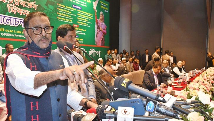 হতাশা থেকে বিএনপি নেতারা অসুস্থ হয়ে যাচ্ছেন : ওবায়দুল কাদের