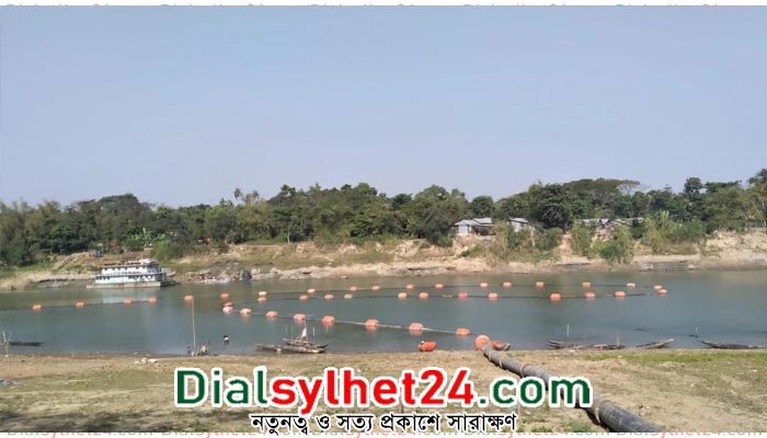 সিলেট নগর বন্যামুক্ত রাখতে সুরমায় খনন শুরু