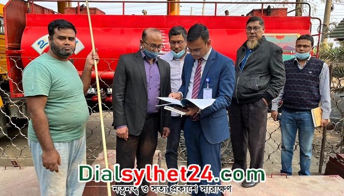 সিলেটে জ্বালানি তেলের মজুদ পরীক্ষায় মাঠে জেলা প্রশাসন