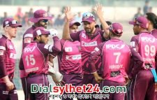 ঘরের মাঠে দারুণ জয়ে আবারও শীর্ষে সিলেট স্ট্রাইকার্স