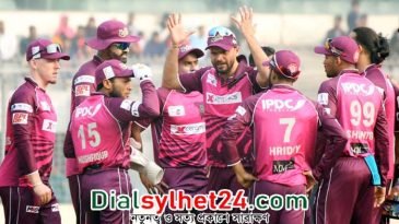 ঘরের মাঠে দারুণ জয়ে আবারও শীর্ষে সিলেট স্ট্রাইকার্স
