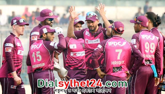 ঘরের মাঠে দারুণ জয়ে আবারও শীর্ষে সিলেট স্ট্রাইকার্স