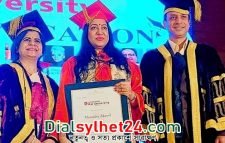 সম্মানসূচক ডক্টরেট ডিগ্রী পেলেন ‘সিলেটি পুত্রবধূ’ মানতাসা