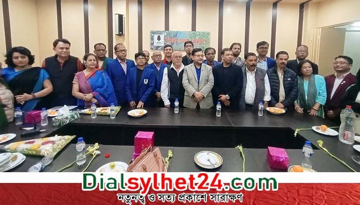 সিলেট জেলা প্রেসক্লাবে বাংলাদেশ-ভারতের সাংবাদিকদের মতবিনিময়