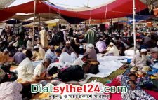 টঙ্গীর তুরাগ তীরে মুসল্লিদের ঢল