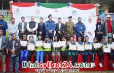 যুব গেমস : সিলেট আন্ত:জেলা পর্যায়ের প্রতিযোগিতা সম্পন্ন