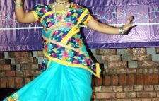 সাংস্কৃতিক উৎসবে পিউর একক নৃত্য