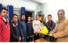 ফ্রান্স বাংলা প্রেসক্লাবের  ও এটিএন বাংলার ফ্রান্স প্রতিনিধি সভাপতি দেবেশ বড়ুয়া টিটিএন কার্যালয় পরিদর্শন