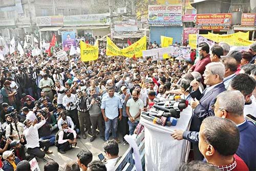 বিএনপি’র পদযাত্রায় গণতন্ত্রের জয়যাত্রা: ফখরুল