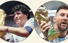 আর্জেন্টাইনদের কাছে ম্যারাডোনা নয়, মেসিই সেরা