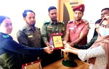 শ্রীমঙ্গলে আনসার ভিডিপি প্রশিক্ষককে বদলী জনিত বিদায়ী সংবর্ধনা