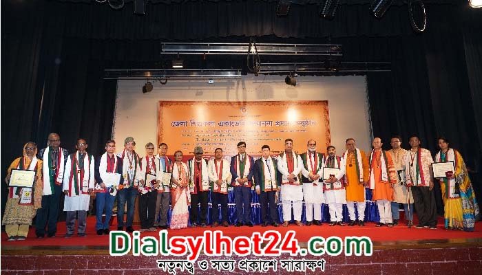 ১৫ ব্যক্তিকে সিলেট শিল্পকলা একাডেমি সম্মাননা