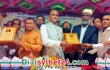 তাহিরপুরে দুই ইউপি চেয়ারম্যানকে গণসংবর্ধনা