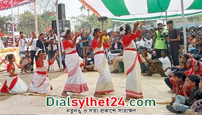 কমলগঞ্জে চা জনগোষ্ঠী ভাষা ও সংস্কৃতি উৎসব
