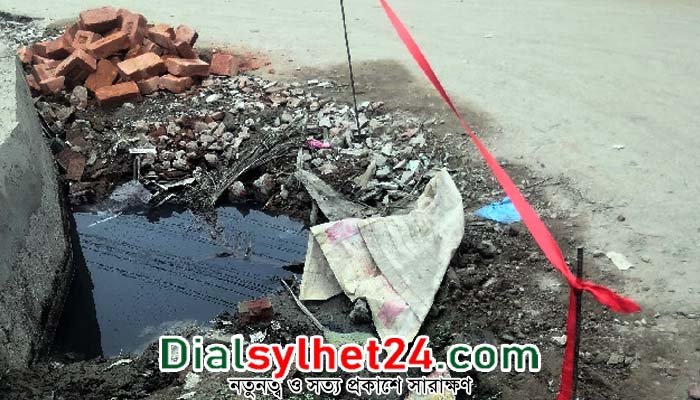 সিসিক’র নির্মাণাধীন খোলা ড্রেনে আবারো দুর্ঘটনা