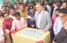 কমলগঞ্জে দুর্গাবাড়ির নতুন মন্দিরের ভিত্তিপ্রস্তর স্থাপন