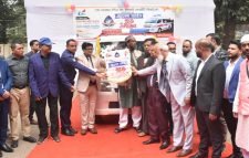 মৌলভীবাজারে মানবিক সেবায় ফ্রি অ্যাম্বুলেন্স সার্ভিসের উদ্বোধন