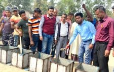 ২৪ কোটি টাকা ব্যয়ে মনু নদীর বাঁধের মেরামত কাজের উদ্বোধন