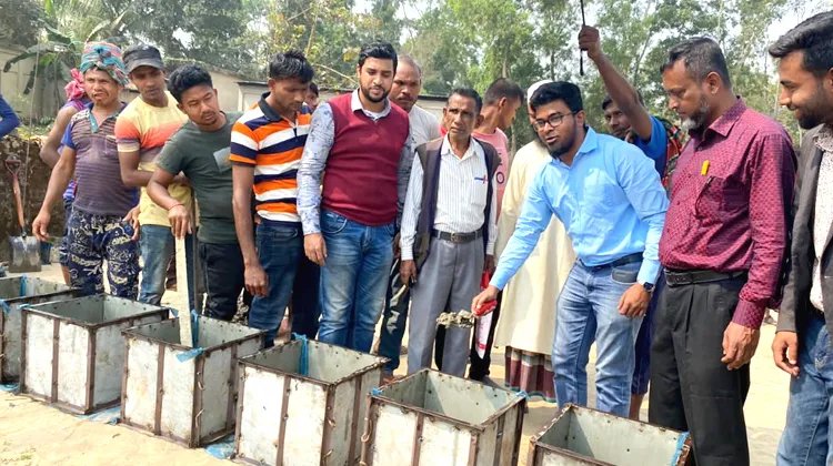 ২৪ কোটি টাকা ব্যয়ে মনু নদীর বাঁধের মেরামত কাজের উদ্বোধন