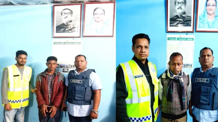 মৌলভীবাজারের শেরপুর এলাকা থেকে সাজাপ্রাপ্ত দুই আসামি গ্রেফতার