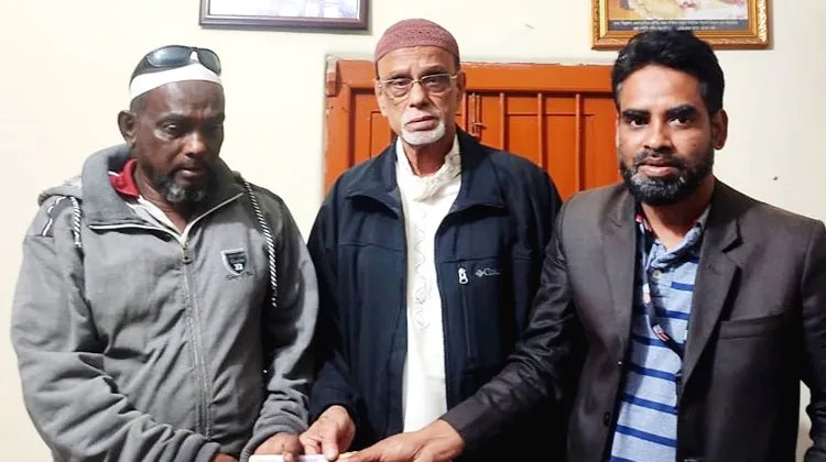 জুড়ীতে অন্ধ ছিদ্দিকুরের চোখের চিকিৎসায় আর্থিক সহায়তা করলো সানাবিল ফাউন্ডেশন