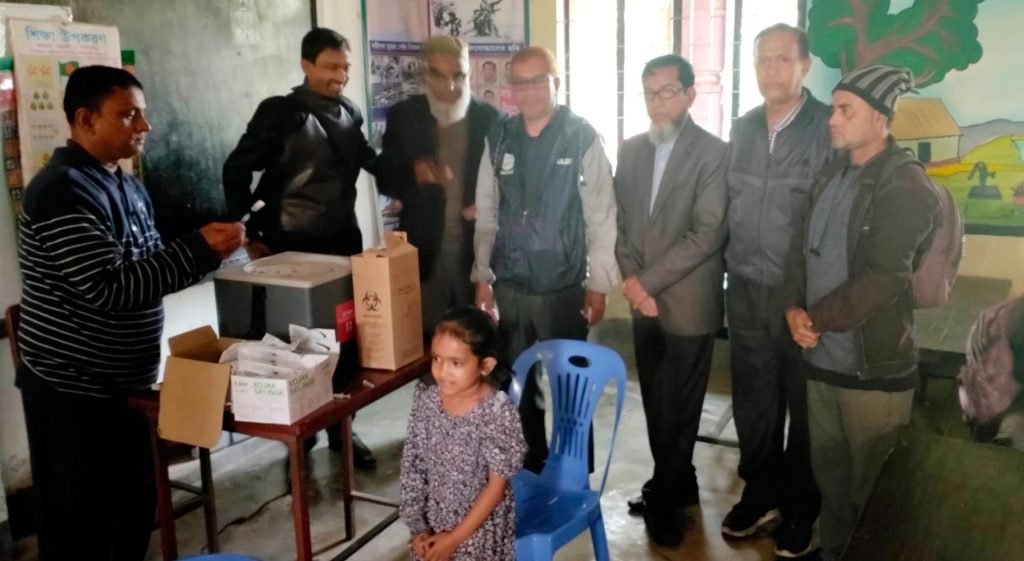 স্কুল পর্যায়ে কোভিড ২য় ডোজ শুরু