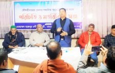 মৌলভীবাজার সদর থানার নবাগত ওসির সাথে সাংবাদিকদের মতবিনিময় অনুষ্ঠিত