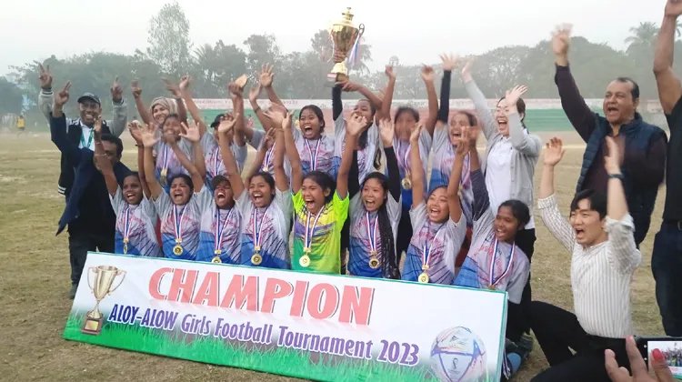 শ্রীমঙ্গলে কিশোরী ফুটবল টুর্নামেন্টের ফাইনাল খেলা অনুষ্ঠিত